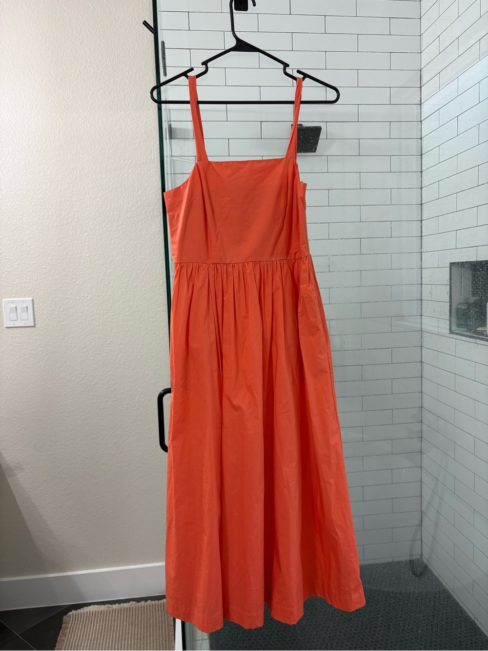 a new day Bright Orange Strapless Maxi Dress